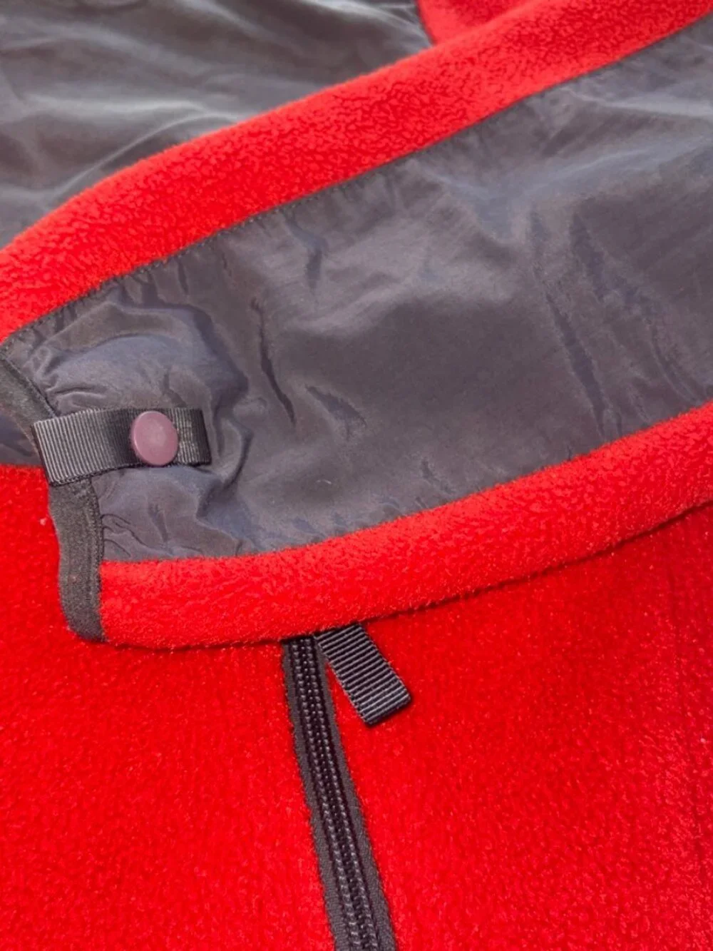 Boys' The North Face Denali Full-Zip Fleece Jacket Burnt Orange Red size XL